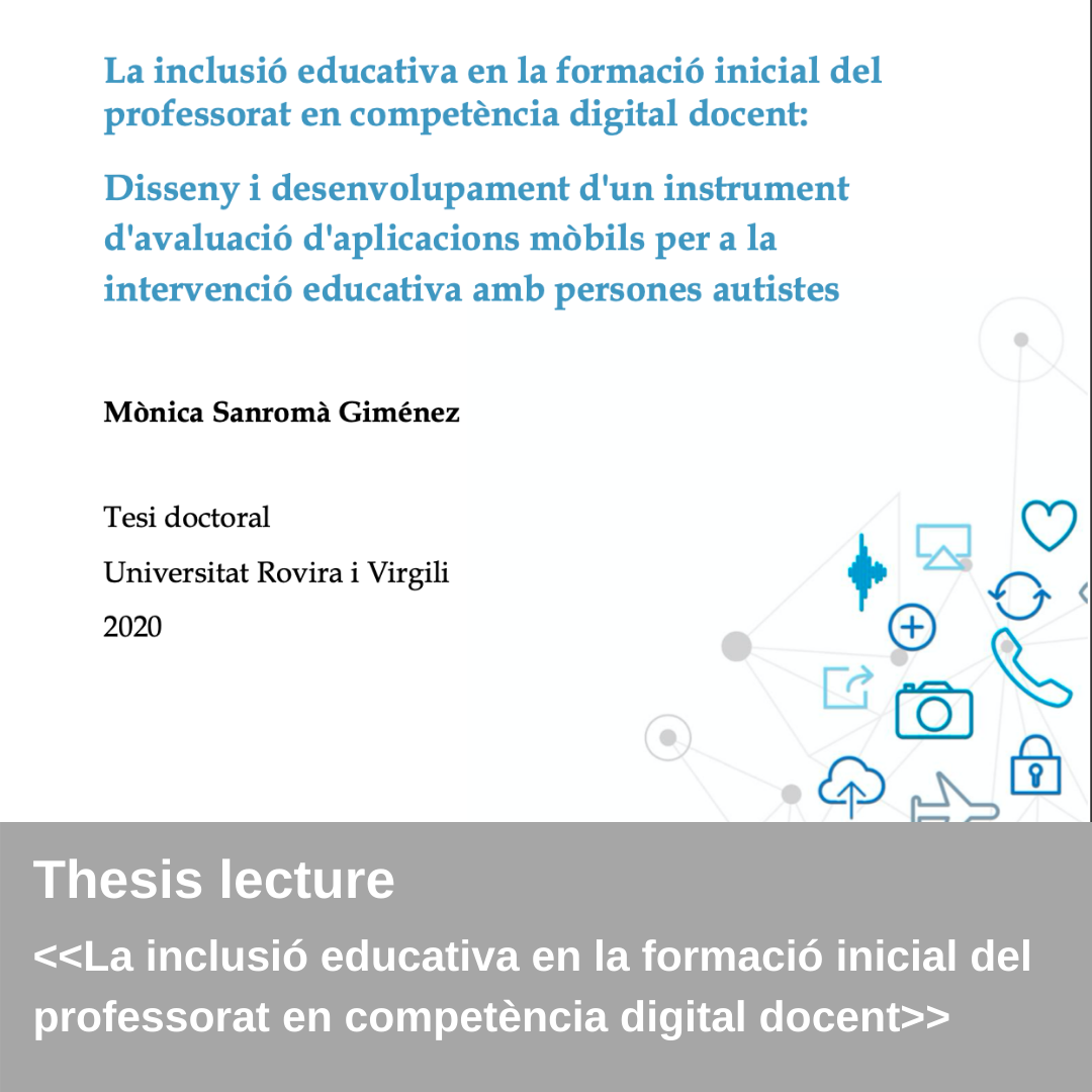 LECTURA TESI: La inclusió educativa en la formació inicial del professorat en competència digital docent